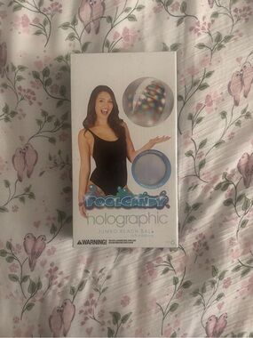 PoolCandy Holographic Jumbo Beach Ball — NIB